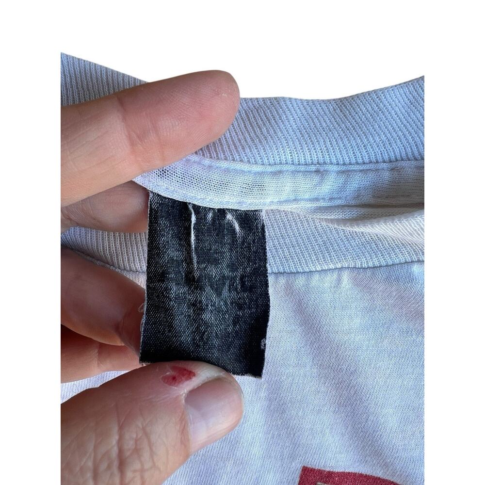 Vintage 1985 University of Gumby Crewneck T-Shirt Men's Size XL 80s Shirt TV - Picture 5 of 9